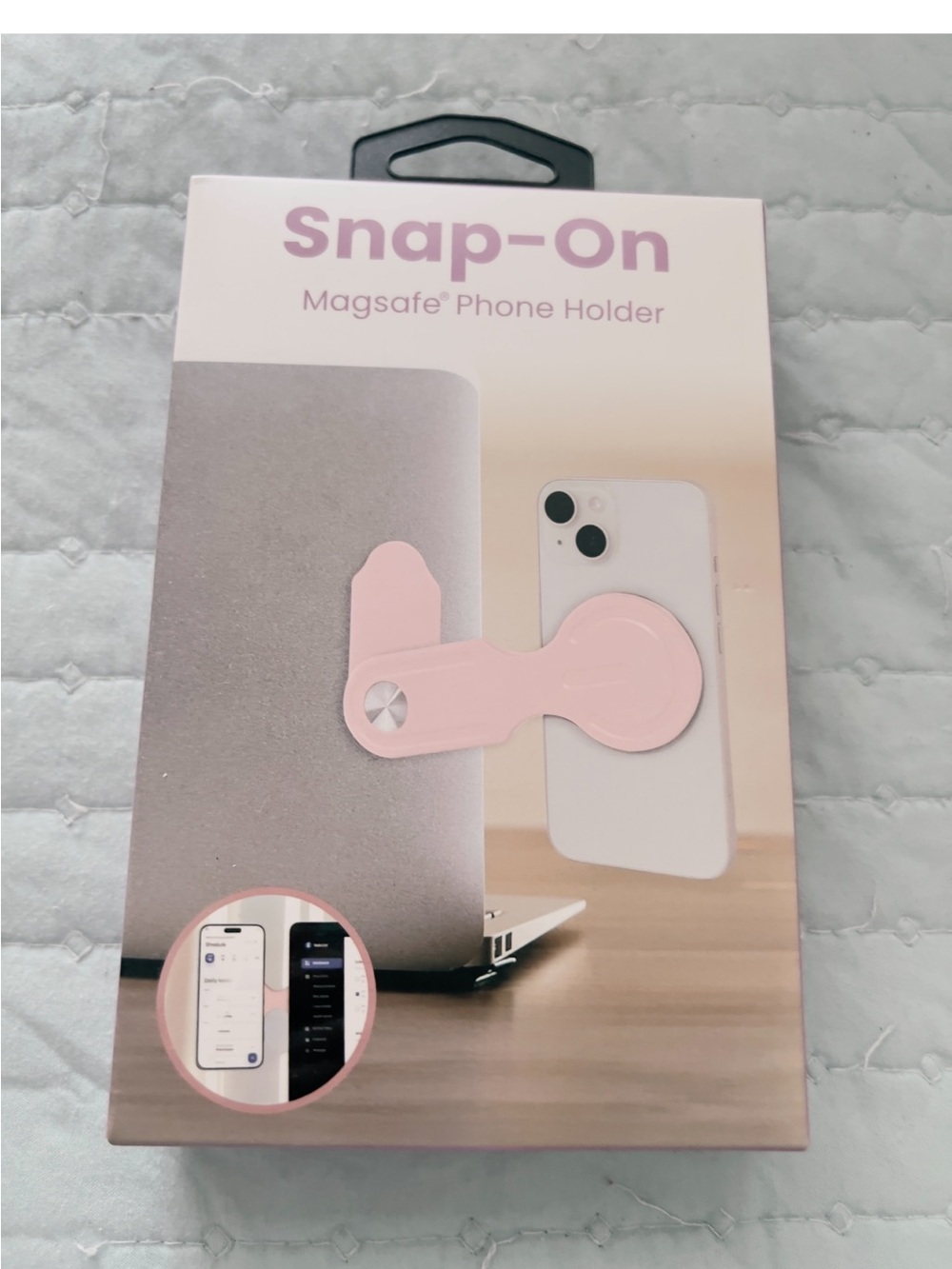 New snap on MagSafe phone holder pink